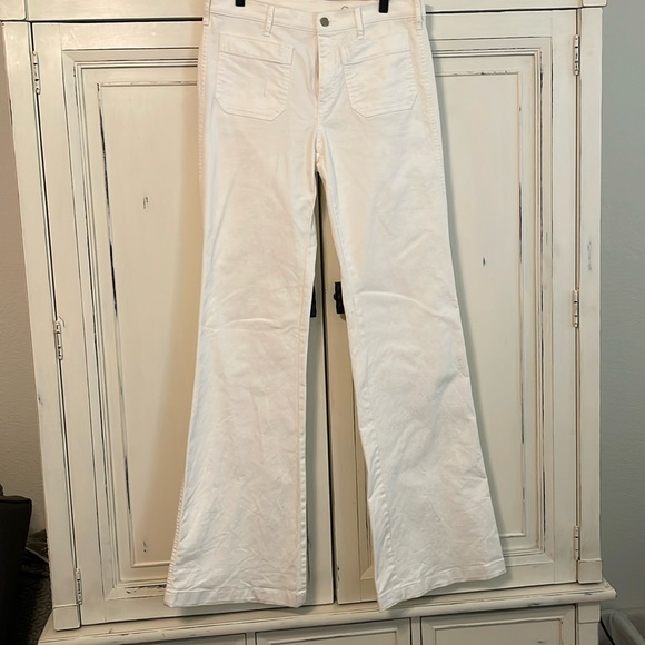 Gap size 30 tall front pocket white jeans - Picture 1 of 4